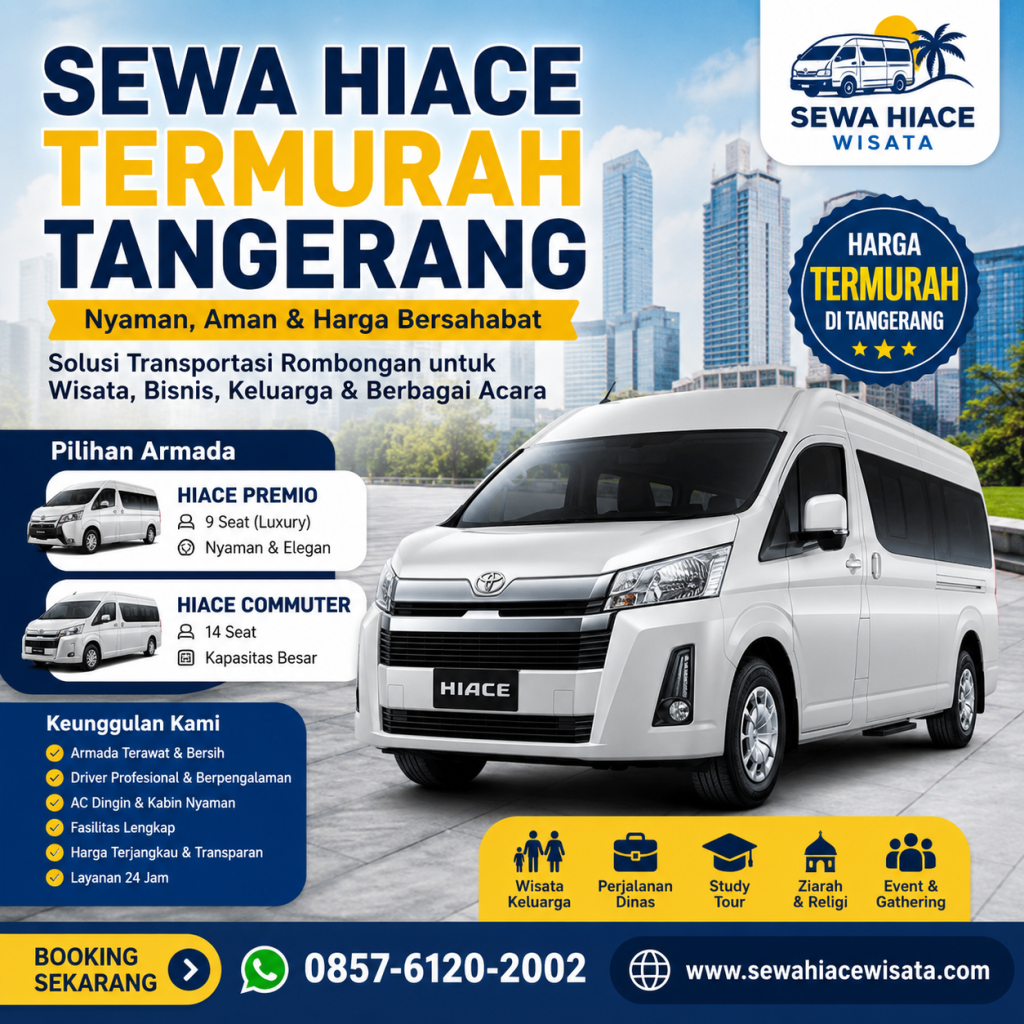 Sewa Hiace Termurah Tangerang