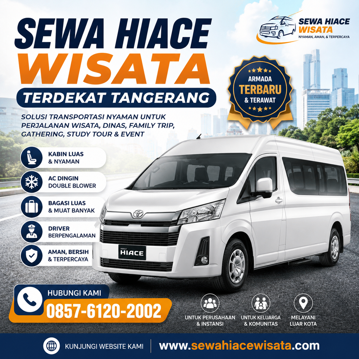 Sewa Hiace Wisata Terdekat Tangerang