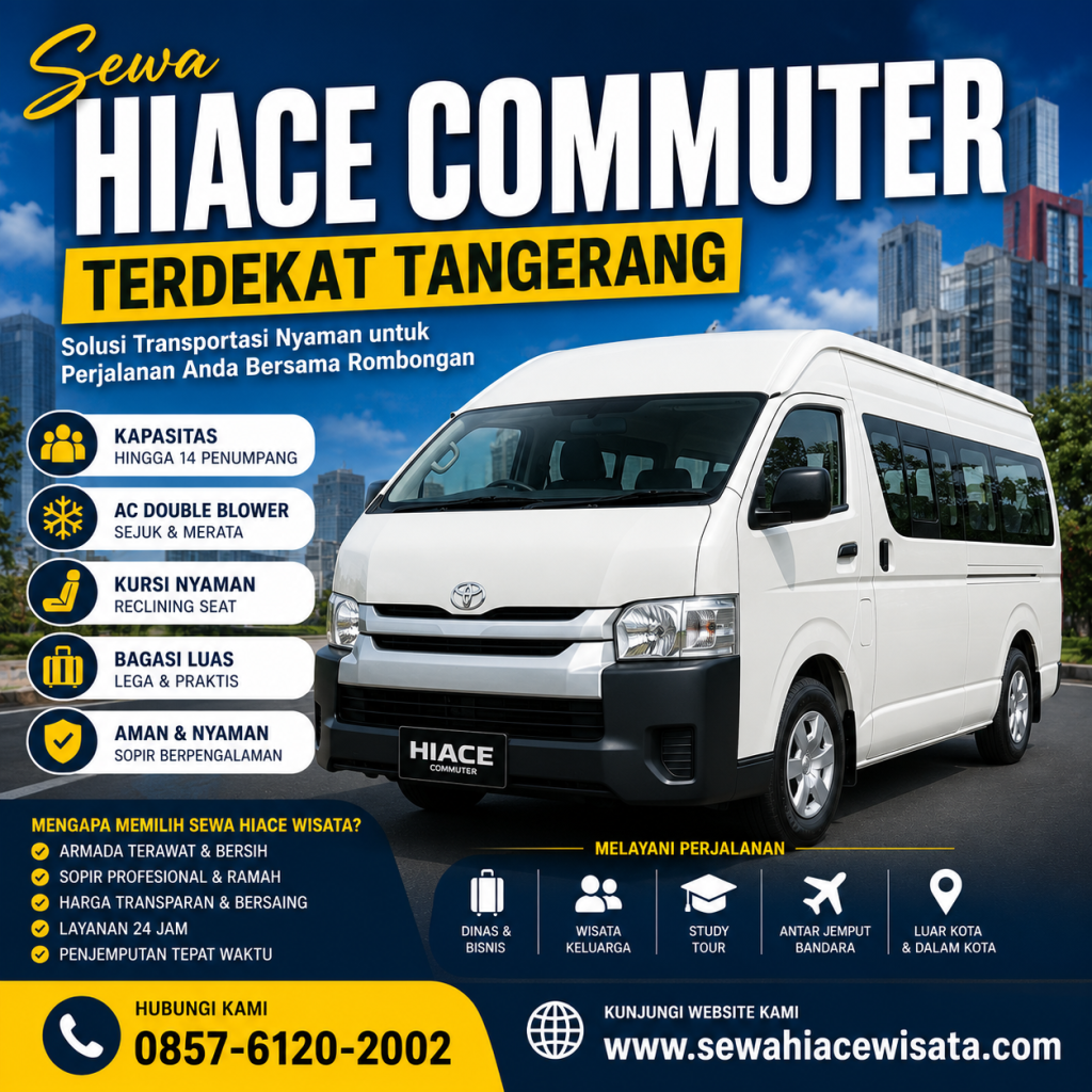 Sewa Hiace Commuter Terdekat Tangerang